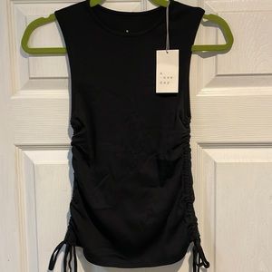Side-Tie Ruched Top - A New Day - size Small NWT